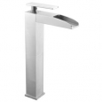 Alfi brand Brushed Nickel Single Hole Tall Waterfall Bathroom Faucet