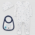 Baby Boys' Sleep N' Play, Hat and Bib Set - Just One You Made by