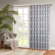 Madison Park Stetsen Diamond Printed Patio Door Curtain Panel (As Is Item)