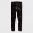 Girls' Star Core Plus Leggings - Cat & Jack Black XL