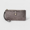 Women's Wristlet - A New Day Gunmetal Metallic