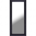 9.5X21.5 Espresso Plain Mirror, set of 2