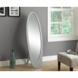 Contemporary Oval Cheval Mirror
