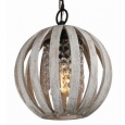 Journee Home 'Turin' Wood 12-inch Hardwired Pendant Lamp