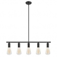 Globe Electric 65070 5 Light 36 Inch Wide Linear Pendant