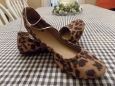 Mossimo Supply Co. Cute Size 6.5 Women's Ona Scrunch Leopard Ballet Flats