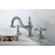 Victorian Cross Widespread Bathroom Faucet