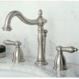 Vintage Satin Nickel Widespread Bathroom Faucet