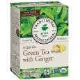 Organic Green Tea with Ginger 16 Bag