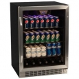 EdgeStar CBR1501SG 24 Inch Wide 148 Can Built-In Beverage Cooler with Tinted Door
