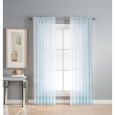 Window Elements Diamond Sheer Voile 56 x 84 in. Rod Pocket Curtain Panel - 56 x 84