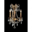 Worldwide Lighting W83302FG13-CL Windsor 3 Light Candle Style Crystal Chandelier