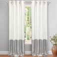 DriftAway Madelynn Solid Color Block-Room Darkening Curtains