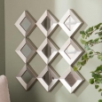 Harper Blvd Diamante Mirrored Squares Wall Sculpture