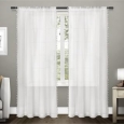 ATI Home Rod Pocket Curtain Panel Pair With Tassels