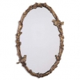 Uttermost 'Paza' Oval Vine Gold Mirror