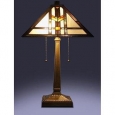 Tiffany Style Mission Table Lamp