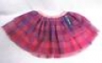 Cherokee Tutu Skirt Pink Purple Plaid Girl's Size 2t Playful Coral