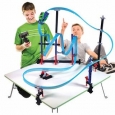 Mega Tracks(TM) Corkscrew Chaos Starter A Set - Green Car