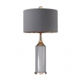 Dimond Tall Gold Cone Neck Lamp