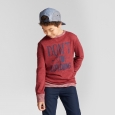 Boys' T-Shirt - Cat & Jack Red Ribbon L