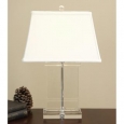 Crystal Rectangle Column Table Lamp