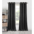 Duck River Tegan Emboss Metallic Blackout Curtain Panel Pair - 40x84/2pc