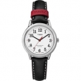 Timex Women's TW2R40200 Easy Reader 40th Anniversary Black/White Leather Strap Watch