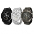 Geneva Platinum Men's Chronograph-style Link Watch