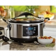 Hamilton Beach Stainless Steel Set 'n Forget Programmable 6-quart Slow Cooker