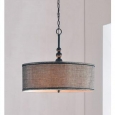 Design Craft Stewart 3-light Blackened Oil Rubbed Bronze Pendant