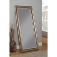 Sandberg Furniture Antique Goldtone Full-length Leaner Mirror