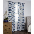 Arden Loft Mindwork Collection Floral Pattern Cotton Curtain Panel