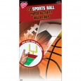 24ct Valentine's Day Sports Ball Paper Activity, Multi-Colored