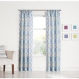 No. 918 Camilla Rod Pocket Sheer Print Window Curtain Panel