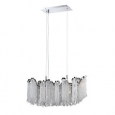 Eurofase Ellena 5-Light Chandelier, Nickel Finish