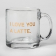 13oz Glass Contempo Mug Latte - Threshold