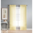 Window Elements Diamond Sheer Voile 56 x 95 in. Rod Pocket Curtain Panel - 56 x 95