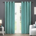 ATI Home Chatra Faux Silk Grommet Top Panel Curtains