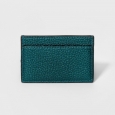 Women's Credit Card Wallet - A New Day Dark Teal Metallic