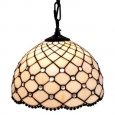 Amora Lighting AM119HL12 Jewel Tiffany Style Hanging Lamp