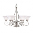 Savoy House Polar Pewter Metal 6-light Chandelier