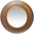 Infinity Instruments Bolly Coppertone Resin 15.75-inch Round Wall Mirror