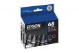 Epson T068120-D2 Dual Pack High-Capacity Black Ink Cartridges