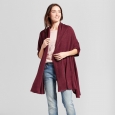 Women's Wrap - A New Day Maroon (Red) One Size
