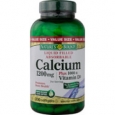 Nature's Bounty Absorbable Calcium Plus 1000 IU Vitamin D3 1200 mg - 200 Softgels