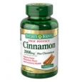 Nature's Bounty Cinnamon 2000 mg Plus Chromium 400 mcg 60ct