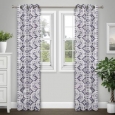 Journee Home Cormac 84 in Grommet Printed Room Blackout Curtain Panel Pair (As Is Item)