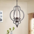 Awnye 4-light 16-inch Antique Bronze Onament Pendant