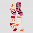 Girls' Crew Socks 4pk - Cat & Jack Pink M